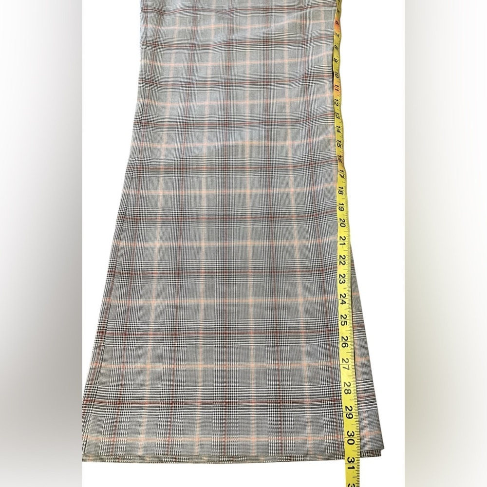 ANTONIO MELANI womens Gray plaid pants - Picture 4 of 7